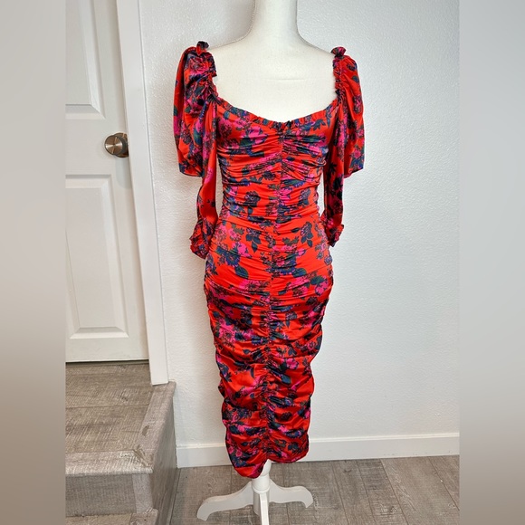 For Love & Lemons “Monet” Midi Dress - Picture 2 of 16